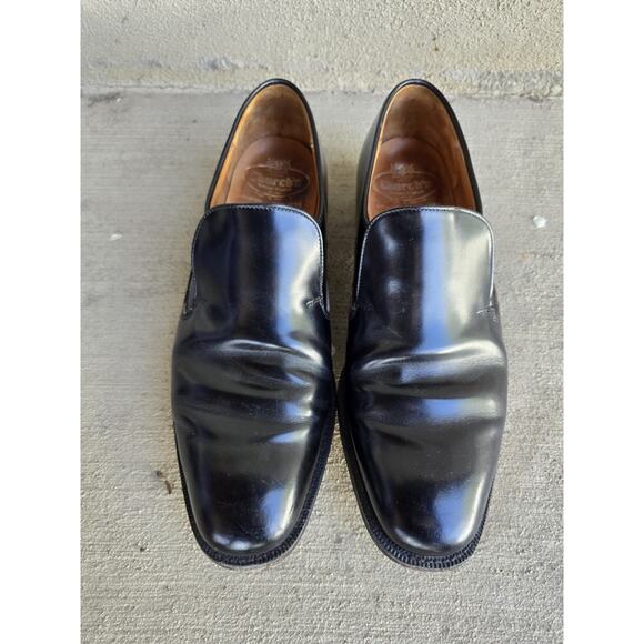 Church\'s Custom Grade Black Leather Slip On Loafer Mens Size 8.5 D main image 10